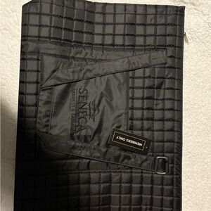 Members Only Black Quilted Tote Bag